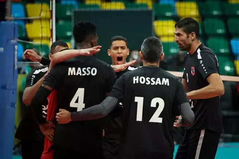 الأهلي يتأهل إلى نصف نهائي بطولة أفريقيا للطائرة